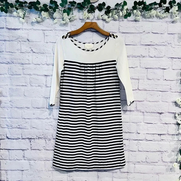 Kate Spade New York‎ Stretch Striped Shift Dress Size Small - Picture 1 of 9
